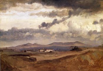 Jean-Baptiste-Camille Corot : View of the Roman Campagna